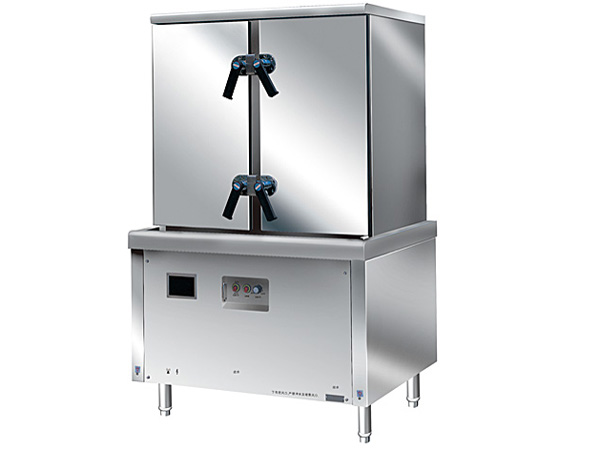 24-pot electromagnetic double-door steamer