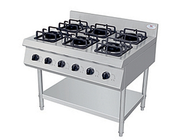 European six-head electronic burner