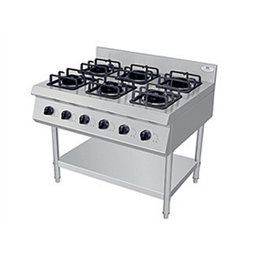 European six-head electronic burner
